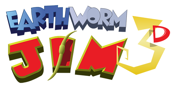 Earthworm Jim 3D logo for Nintendo 64